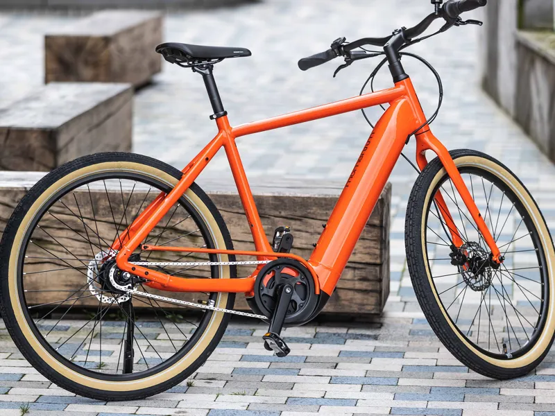 Momentum Transend E+ 2024 Electric Hybrid Bike - Tequila Sunrise-4